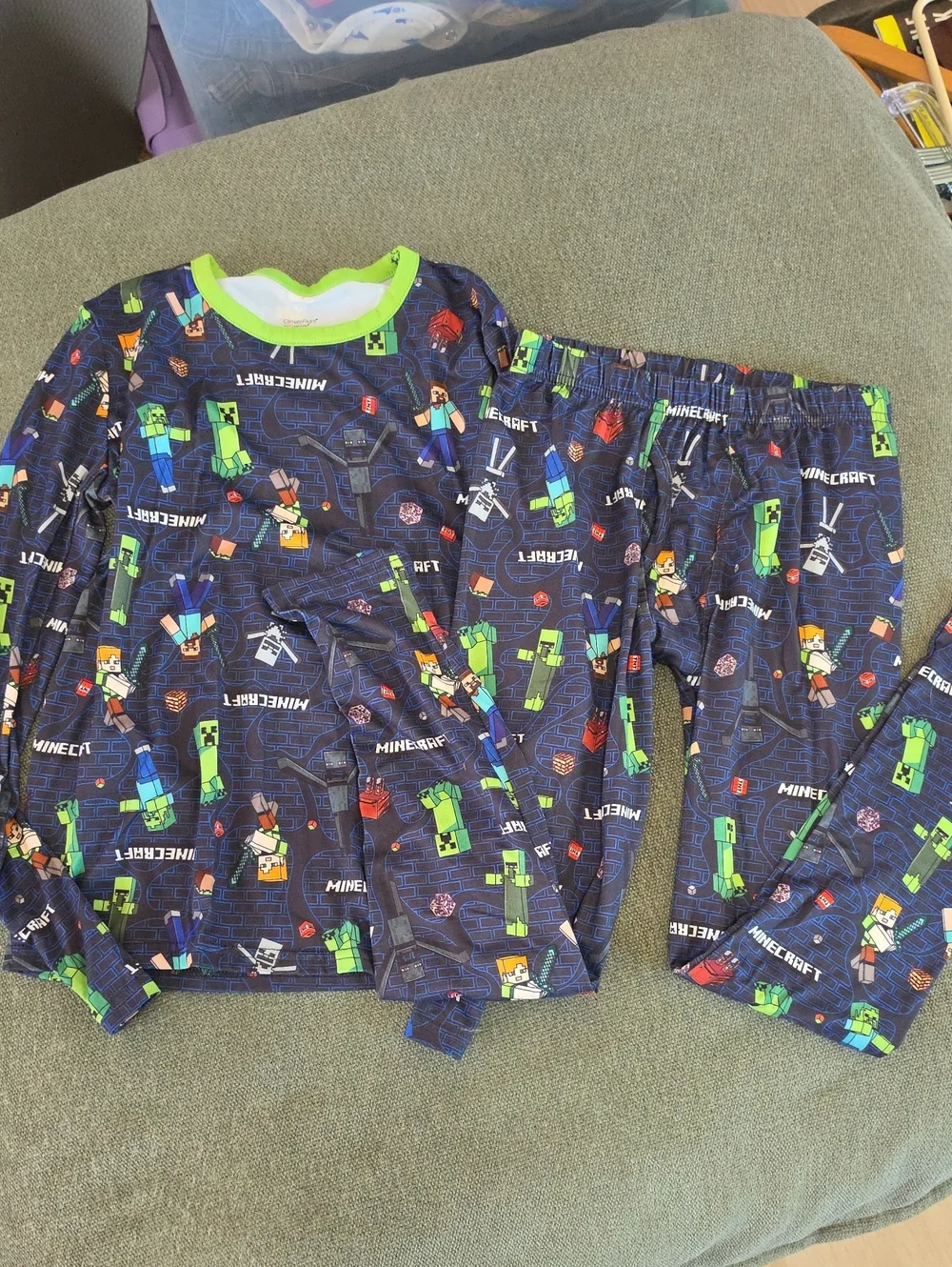 Boys Minecraft Base Layer